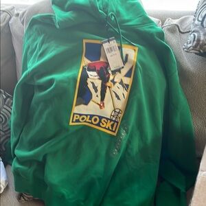 Polo Ski Green Hoodie
